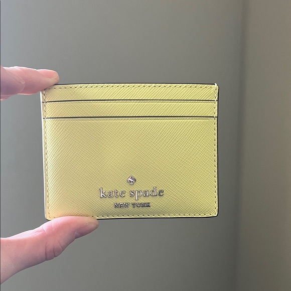 kate spade Accessories - Kate Spade Tennis Ball Yellow Card Holder